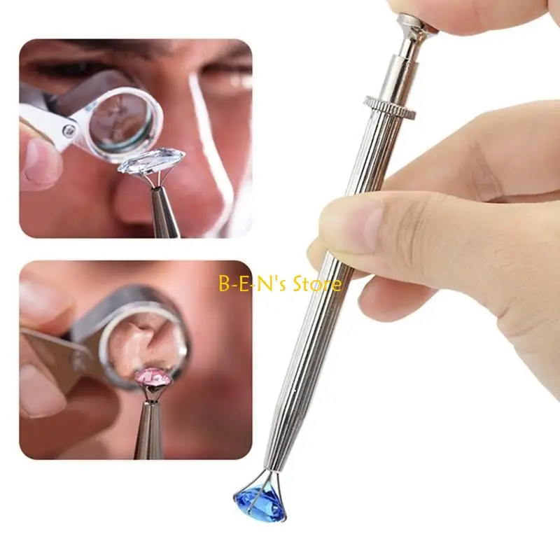 

Y1AD Prong Holder Professional Diamond Holder Sickup инструмент из нержавеющей стали 4 Prongs Diamond Claw Peeezers детали алмаз