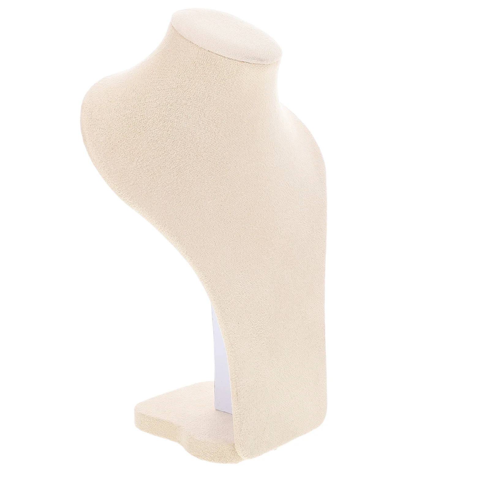

Jewelry Display Stand Soft Lined Necklace Bust Holder, Tabletop Showcase For Retail Stores Home Decor, Jewelry Display