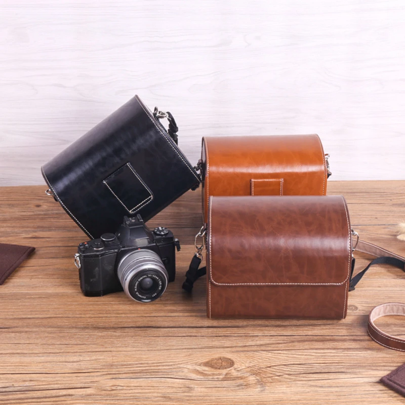 Retro Camera Bag For Fujifilm X10 X20 X30 X70 X100 X100V Camera Accessories With Shoulder Straps Protection Camera Bag
