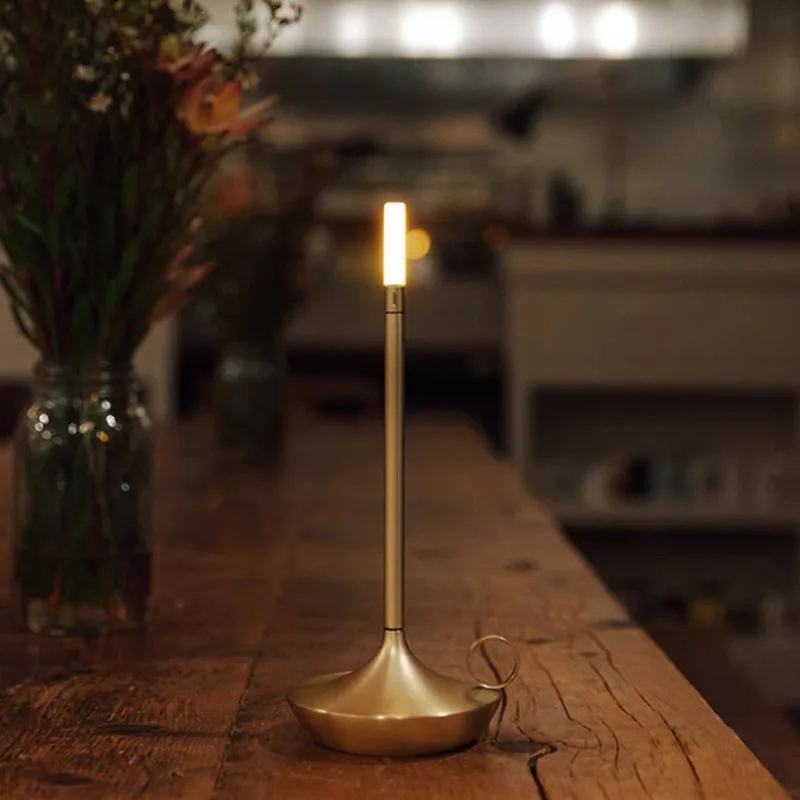 Lamp Retro Usb Charging Aladdin Lamp Nordic Style Creative Bedroom Bedside Night Light Bar Light Luxury Neon Sign