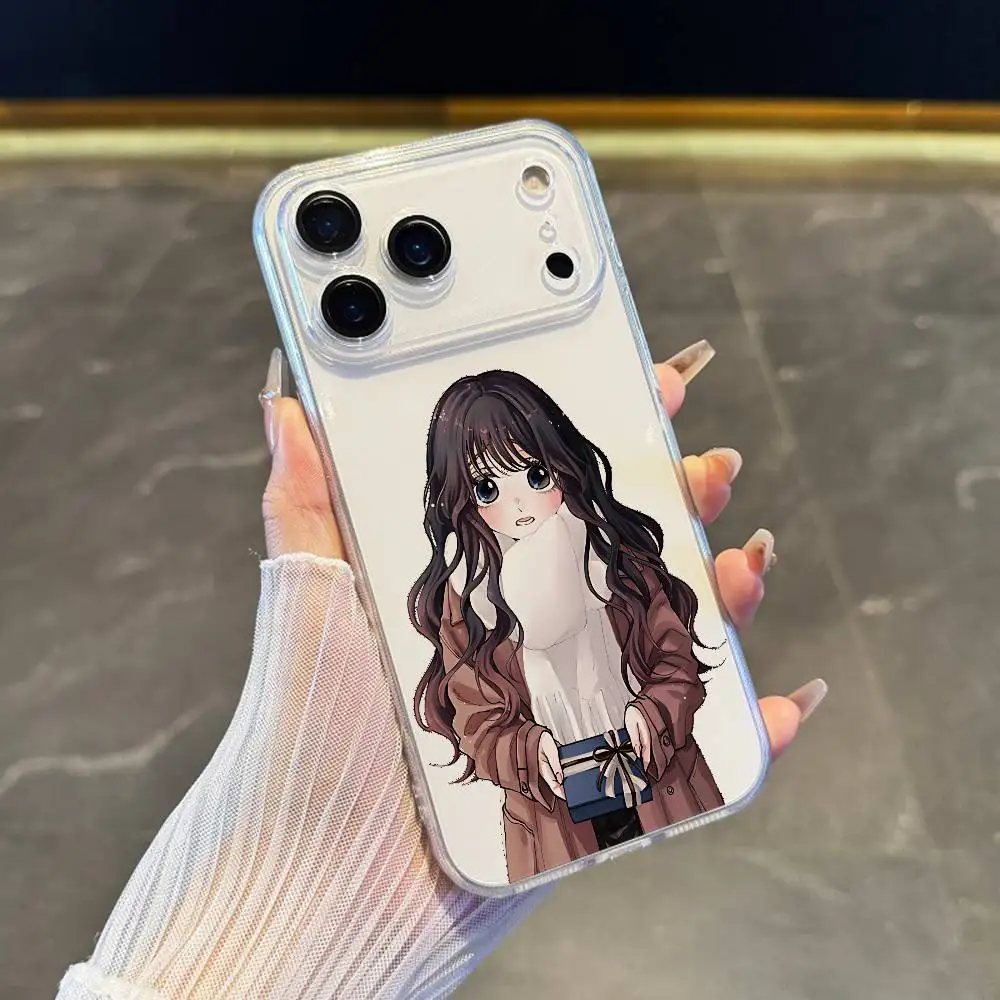 حافظة هاتف K-kaoru Hana Wa Rin To Saku لهاتف iPhone 17,16,15,14,13,12,11 Pro,Max,Plus,X,XS,XR,SE4,E غطاء ناعم شفاف صغير