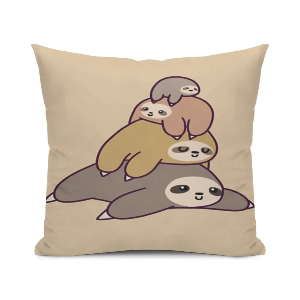 

Sloth Stack Pillowcase Cushions Cover Cushions Home Decoration Pillows For Sofa