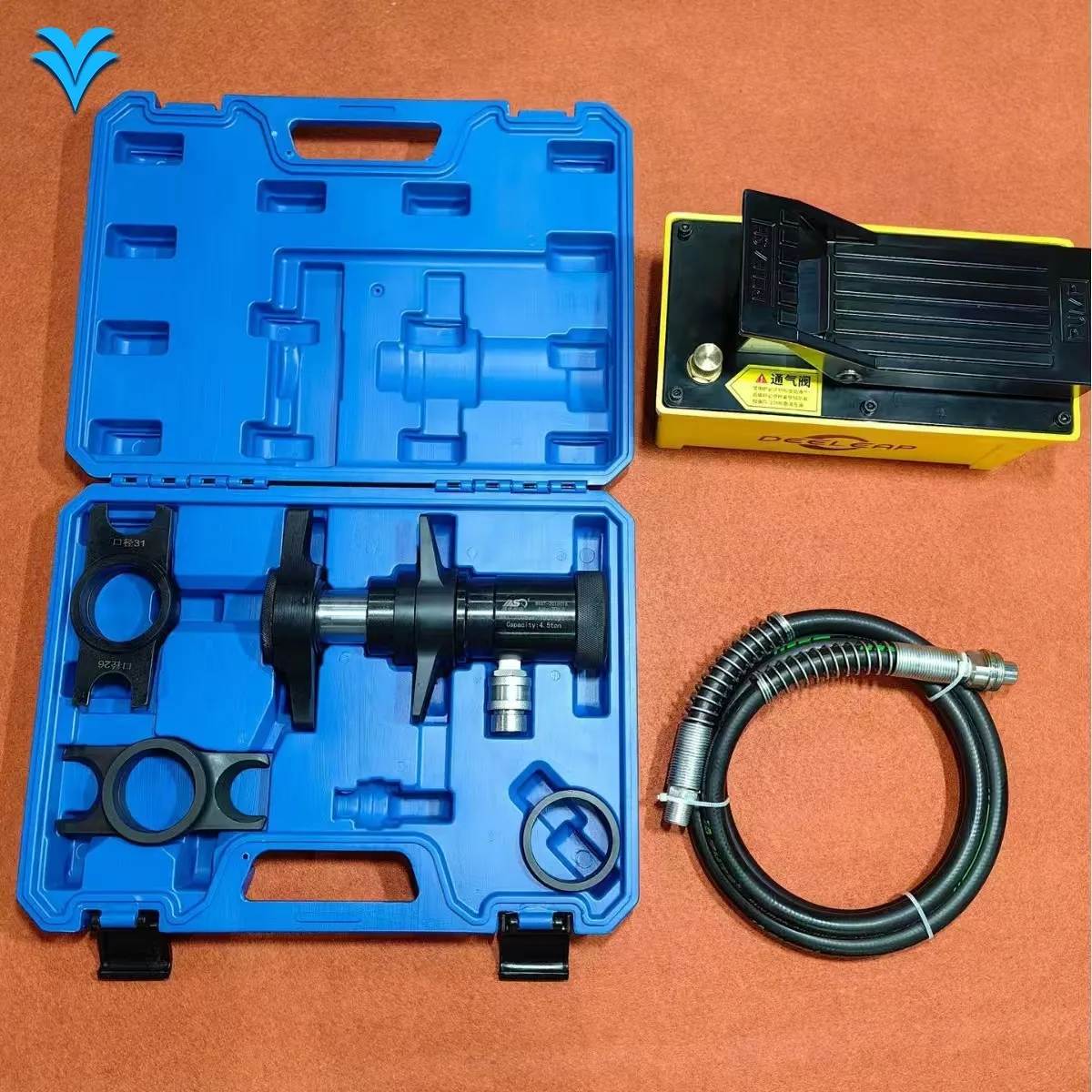 

Wholesale 4.5T Pneumatic Joint Separator Extractor Removal Tool Puller Disassembly Tool for Cars and Trucks Extended Warranty