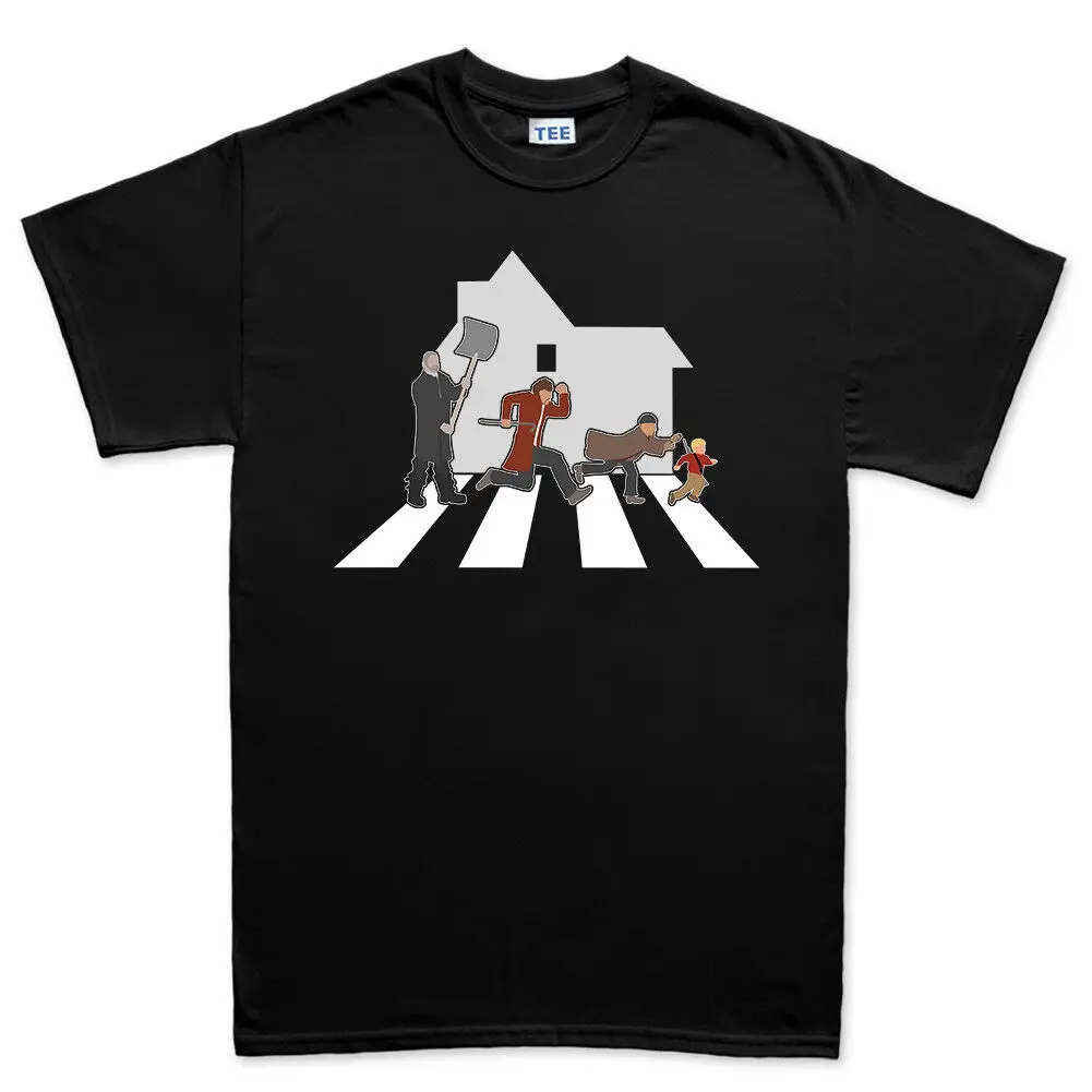 

Home Alone Abbey Road Kevin Christmas Film Movie Funny Mens T shirt Tee Top