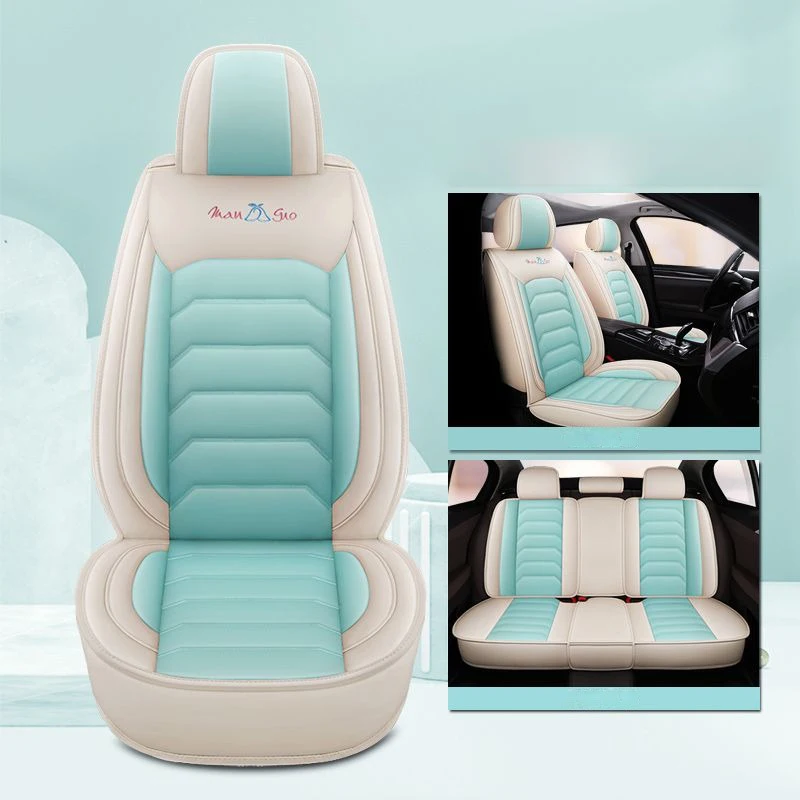 

Car Seat Cover Leather For Peugeot All Model 4008 RCZ 308 508 407 206 207 301 5008 3008 2008 408 307 607 Auto Accessories