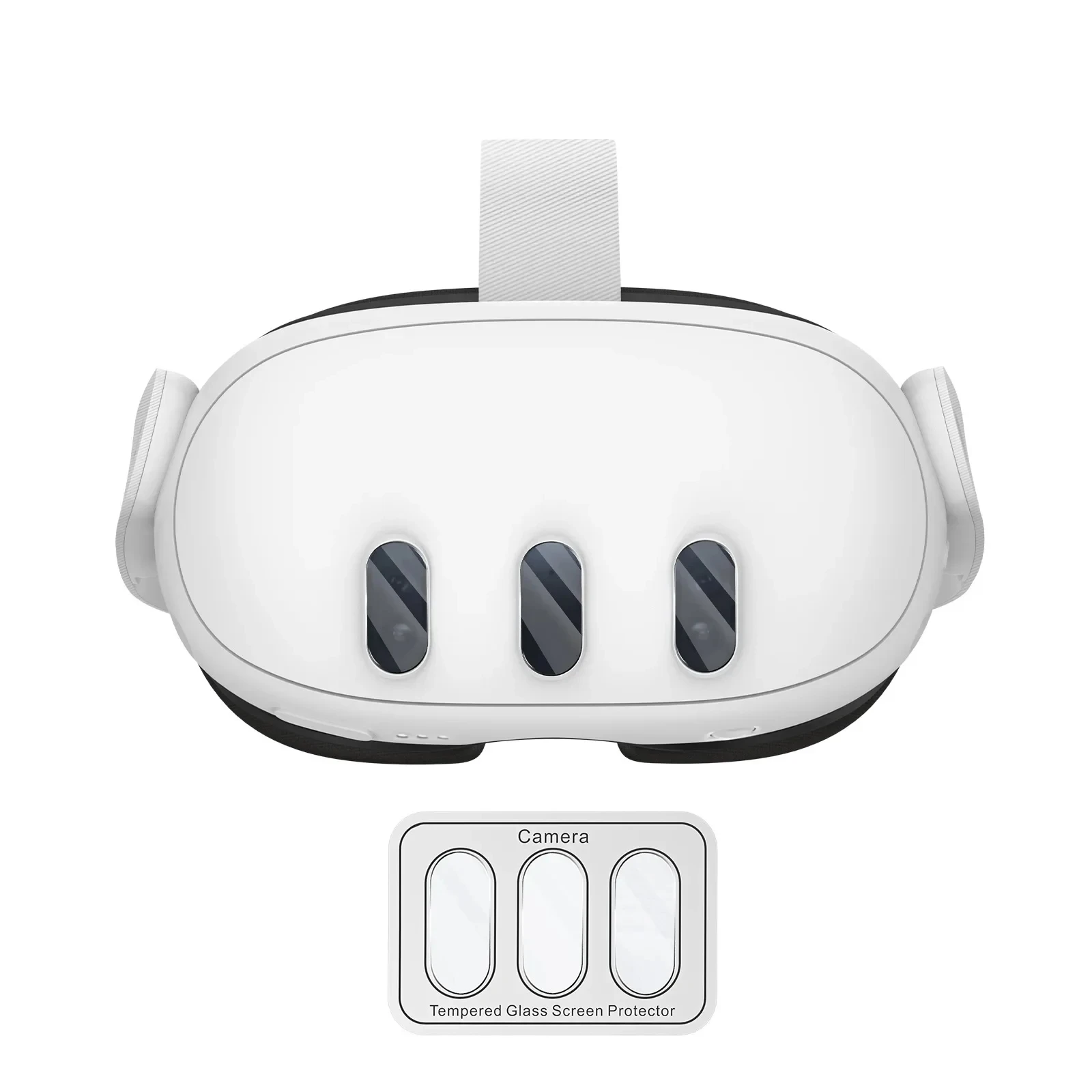 شاشة كاملة من الزجاج المقسى لهاتف ميتا كويست 3 ، زجاج حماية ، واقي شاشة لهاتف Quest3 VR