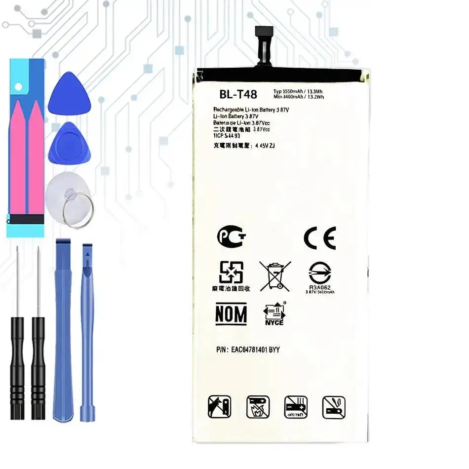 

Reliable Power Supply 4000Mah For LG Stylo 6 LM-Q730MM BL-T48 Mobile Phone Battery Good Low-Temperature Performance