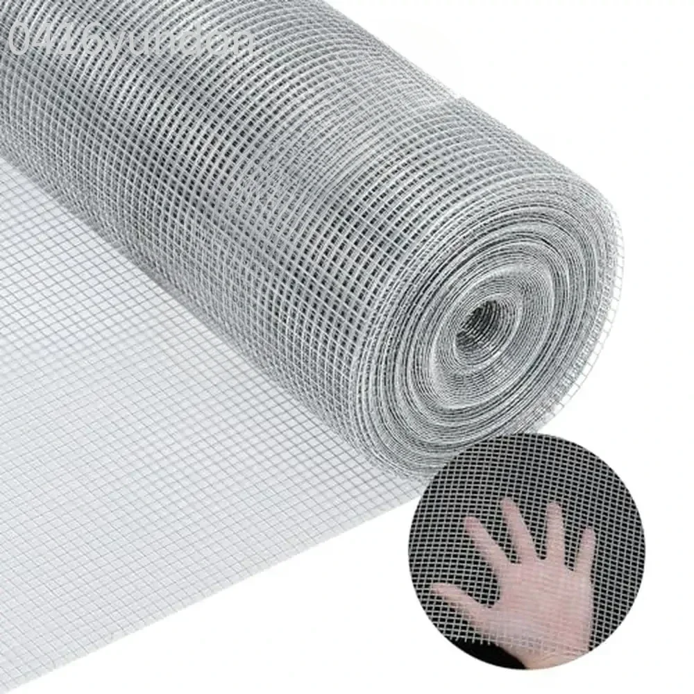 

16"x66' 1/4" Chicken Wire Fencing Hardware Cloth Roll Durable Galvanized Metal Mesh Coop Rabbit Cages Ideal Small Animal Barrier