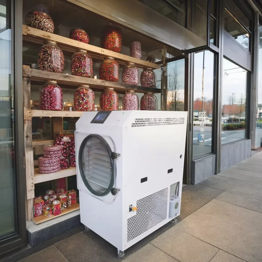 Vacuum Freeze Dryer Vacuum Food Freeze Dryer Customized 8 Trays Home Freeze Dryer