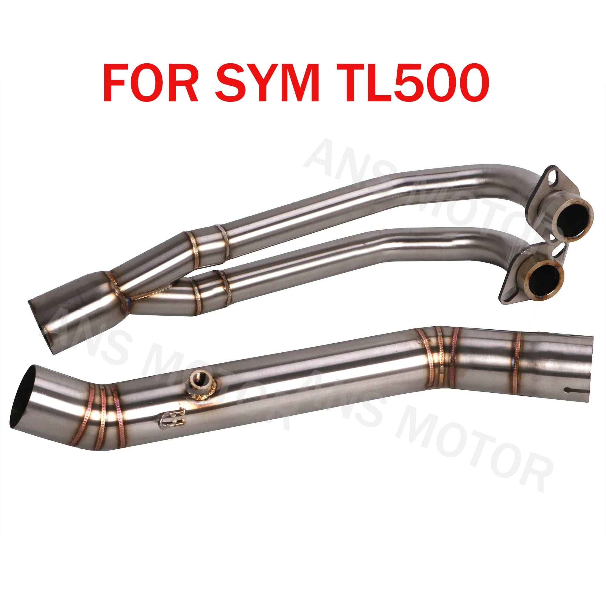 For SYM TL500 Exhaust Modified Motorcycle Exhaust Stainless Steel Slip On Exhaust Muffler Header Pipe