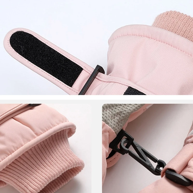 Women Winter Sport Gloves Touch Sensitive Ski Gloves with Thicken Warm Linings for Outdoor Motorcycling and Dropshipping