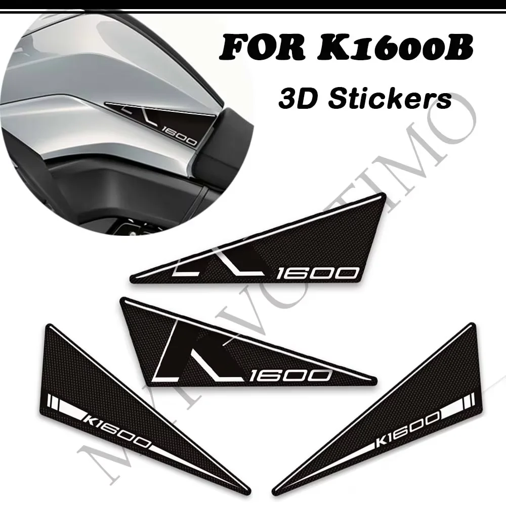 For BMW K1600B K1600 K 1600 B Motorcycle Tank Pad Gas Fuel Oil Kit Knee Fairing Fender Emblem Logo Protection Stickers Decals