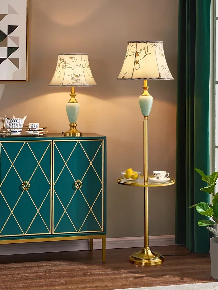 Light Luxury Living Room Ceramic Table Lamp Nordic Simple