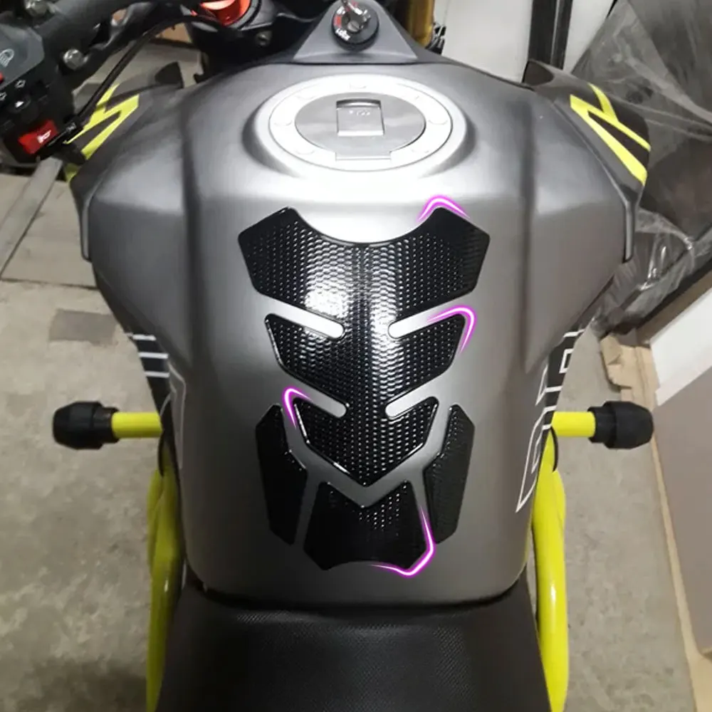

For Yamaha Suzuki Kawasaki Honda BMW Harley Motorcycle 3D Sticker Decal Gas Oil Fuel Tank Pad Protector Case accessories