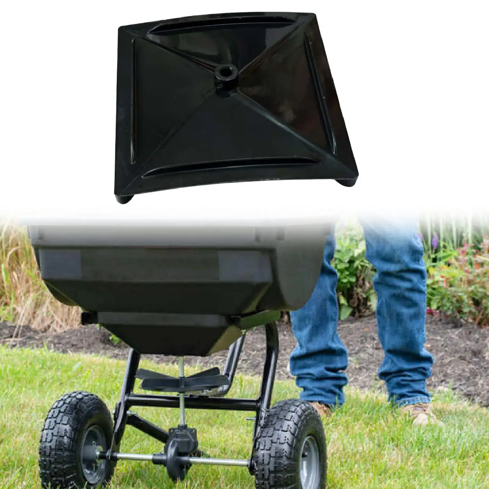 Spreader Impeller High Performance Spare Patio Easy Installation Seeder Part