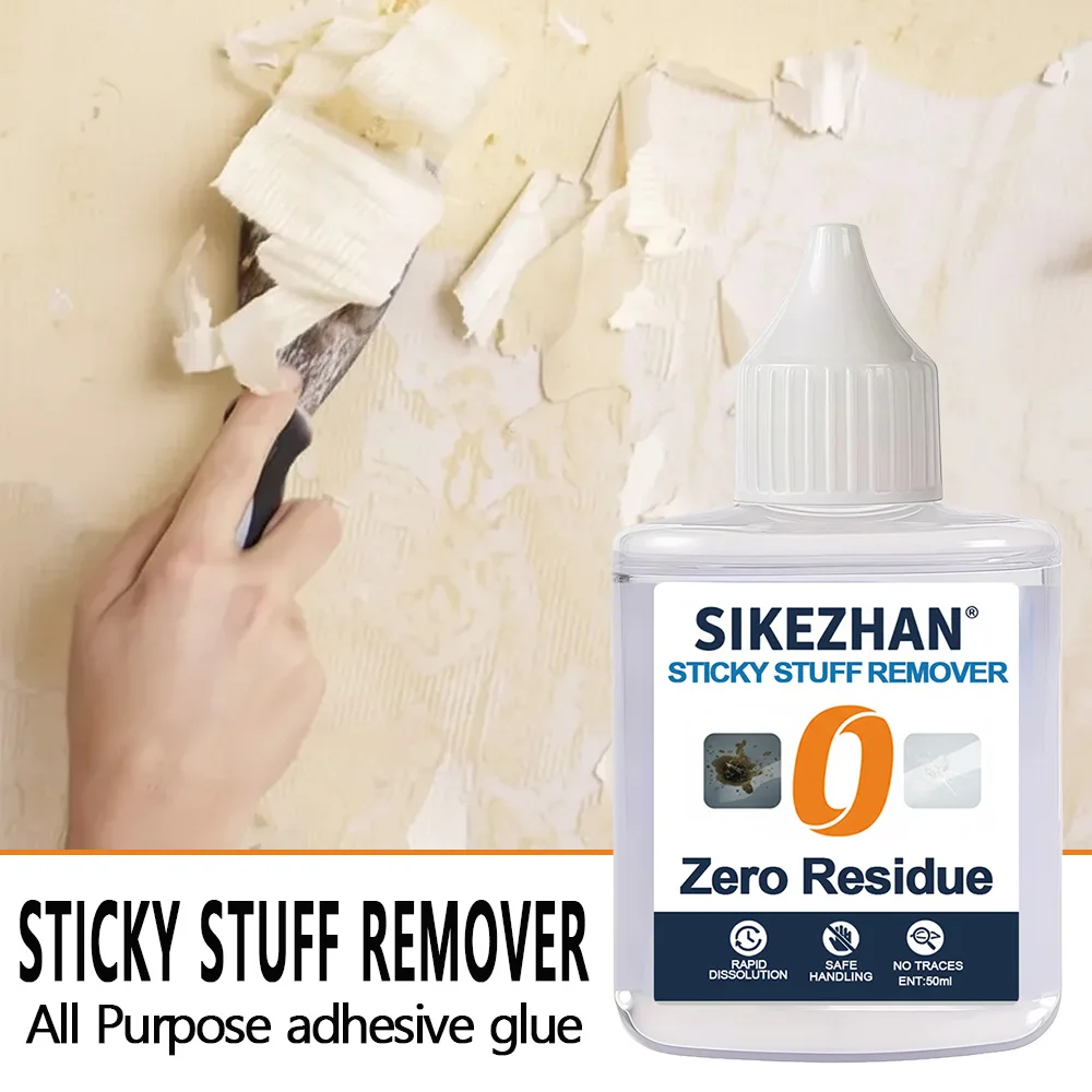 50ml All Purpose Adhesive Glue Remover Sticky Residued Remover Auto Car Sticker Car Glass Label Cleaner Adhesive Glue Removal