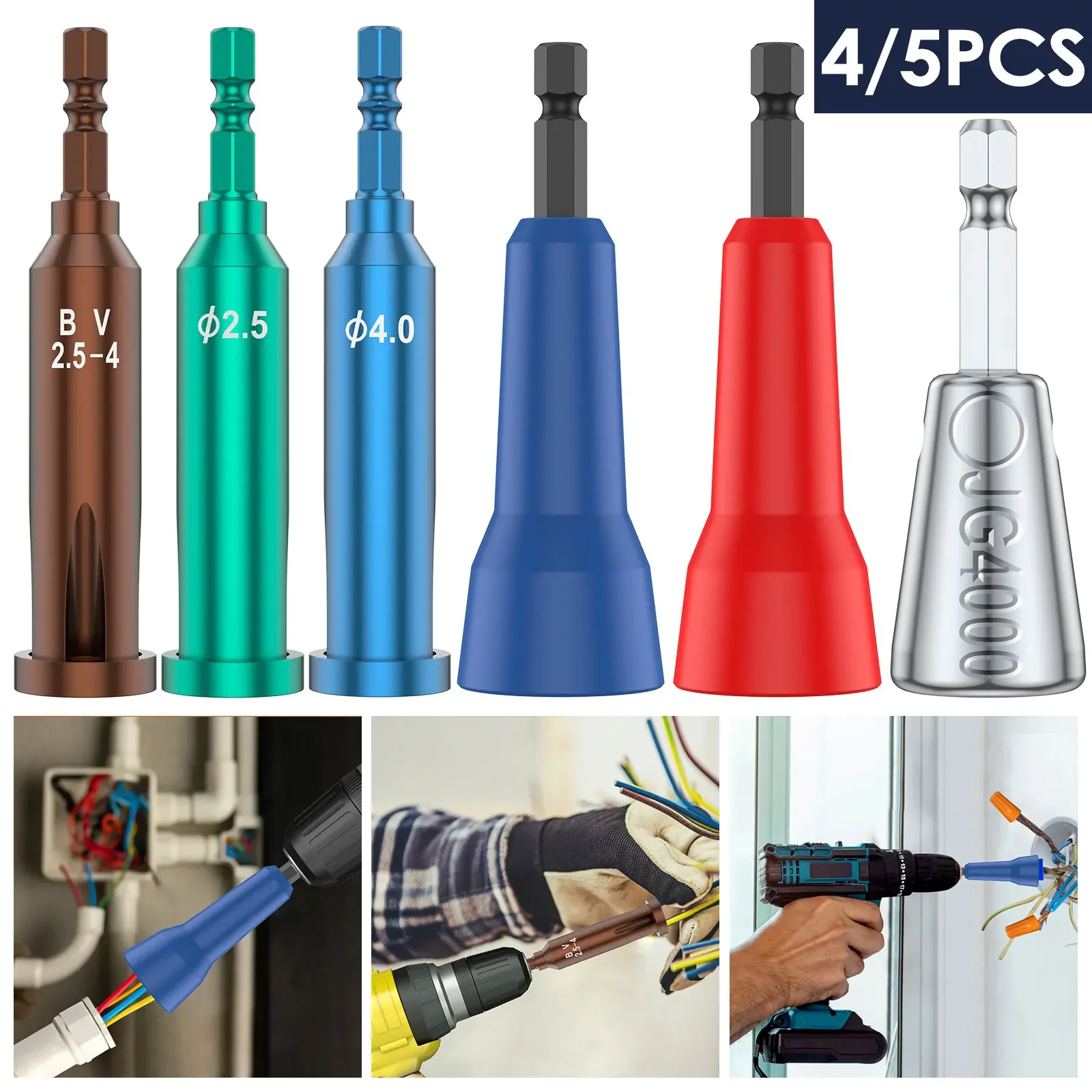 

Инструмент для скручивания, термостойкий скручивающий кабель, быстрая зачистка проводов, простой в использовании электрический очиститель проводов, безопасный разъем для скручивания кабеля