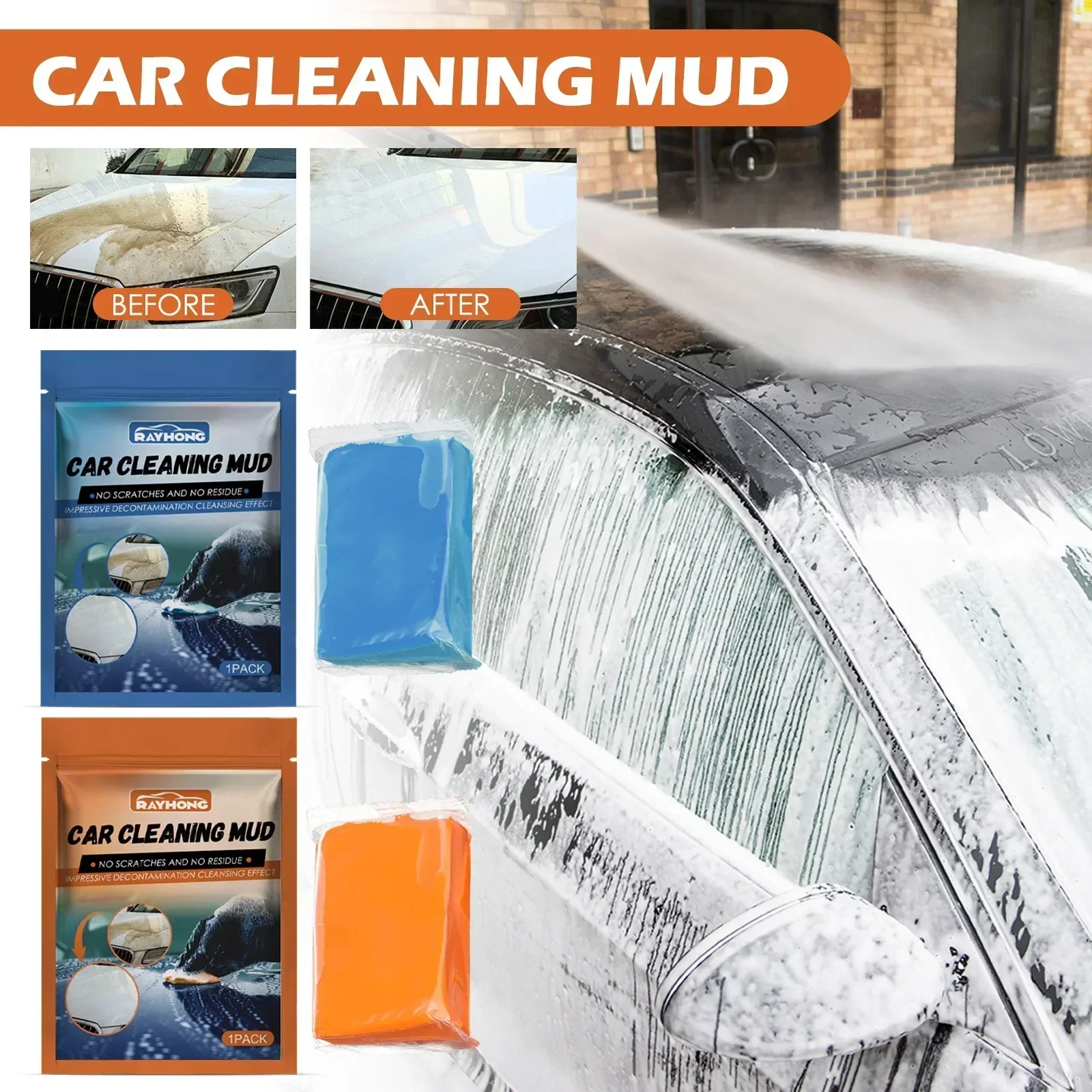 Magic Clay Bar Car Vehicle Clean Detailing Remover Stain Tool Bar Car Removal Wash Paste