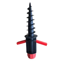 Sombrilla de playa con ancla, conjunto de muebles de jardín al aire libre, grabador de arena, Bases de terraza, 1 unidad