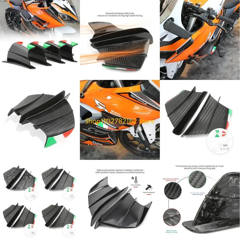 

547B Aerodynamic Wing Spoiler Motorbike Modification Accessories Wing Spoiler