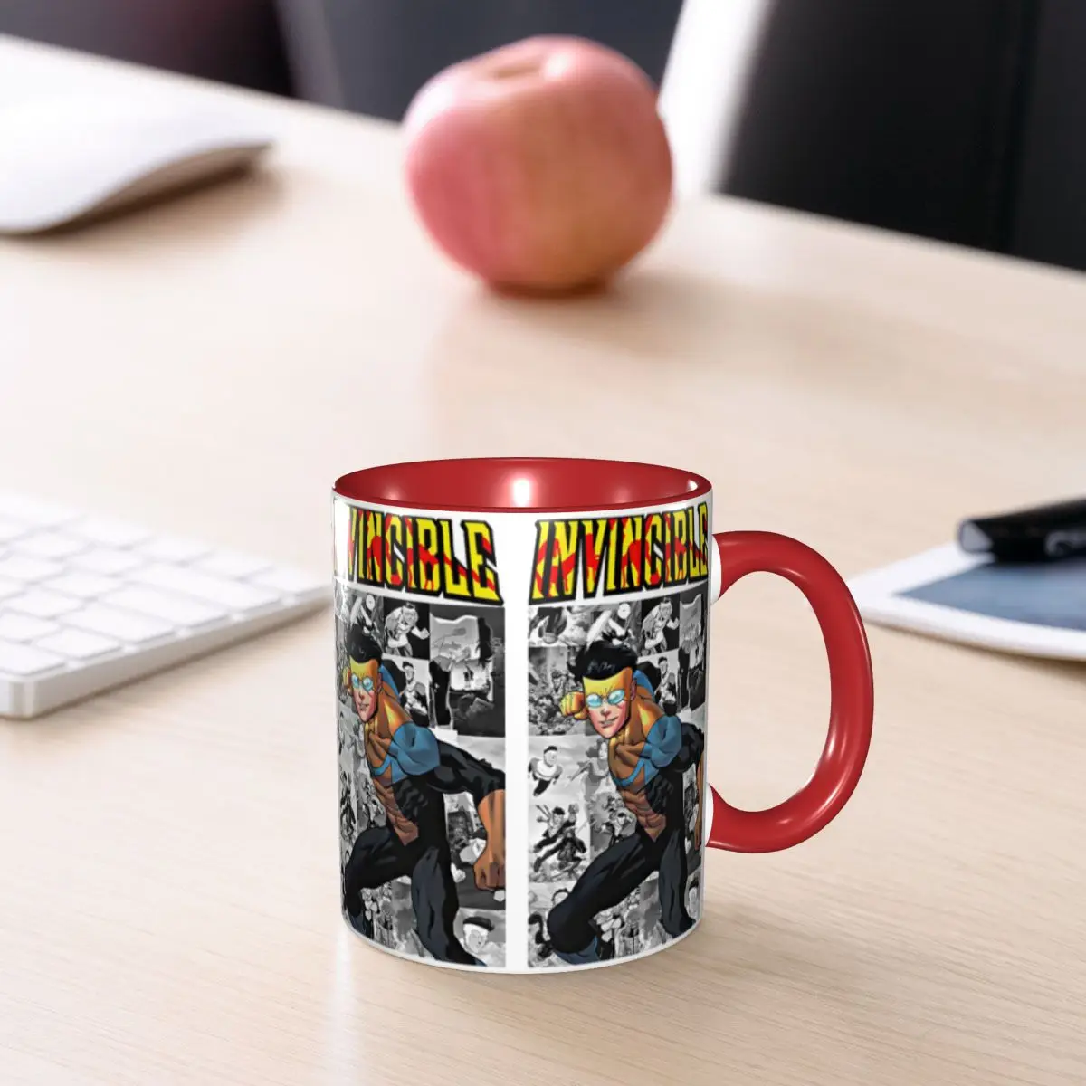 Invincible TV Show Mark Mug Funny Ceramic Coffee Cups Tea Mugs Milk Cup Drinkware Gift for Friends