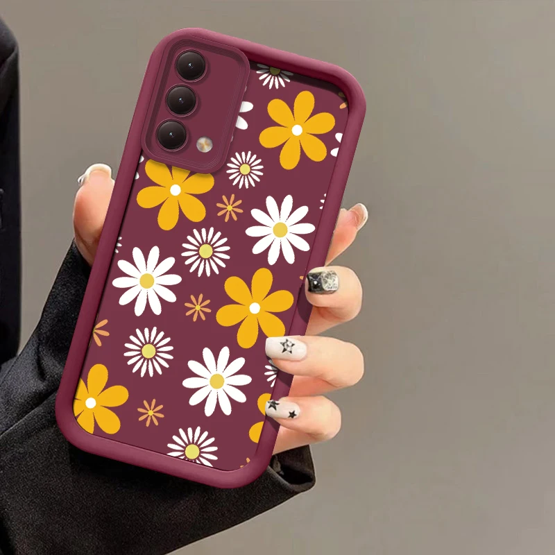 حافظة لهاتف انفينيكس تكنو كامون 40 30 برو سبارك 20C 20 10 Pro 6 Go 2024 2023 2022 Pova 7 غطاء نمط الزهور