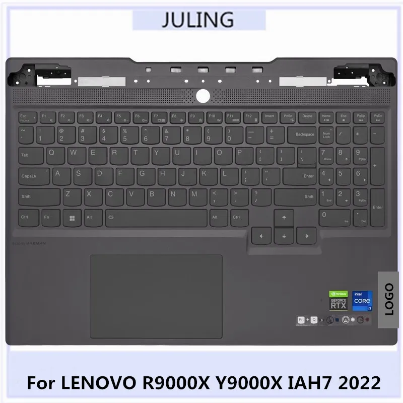 98%New Original Laptop Palmrest Keyboard With US Standard Language For LENOVO R9000X Y9000X IAH7 2022 Year With Backlit