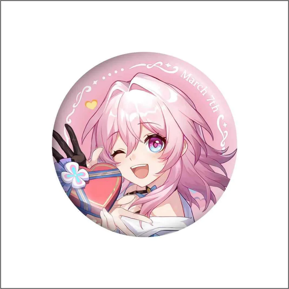 Xing Gui Star Rail Brooch Pins Kafak Arlan JingYuan Asta Hook Cartoon Badge Himeko Cosplay Clothes Anime Pin Backpack Decoration