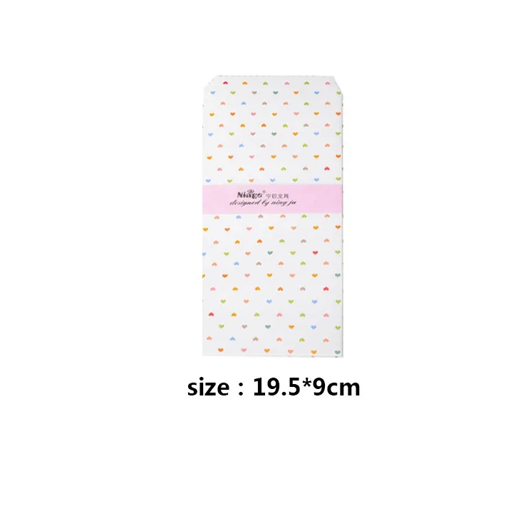 Lot de 100 papiers cadeaux pour étudiants, lettres à rayures, amour, pois, DIY bricolage, carte de vœux kawaii, enveloppe de message de bénédiction,