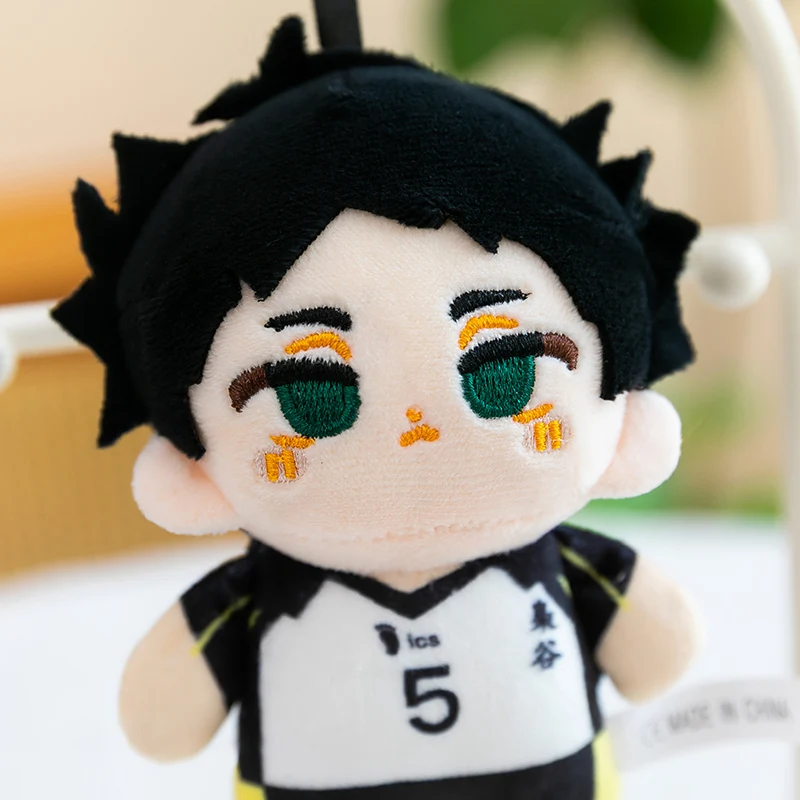 Haikyuu!! Anime Plüsch-Schlüsselanhänger Hinata Kageyama Oikawa Kuroo Nishinoya Puppe Taschenanhänger Sammlerstück Anhänger Rucksack Handtaschen-Deko – Detail 16