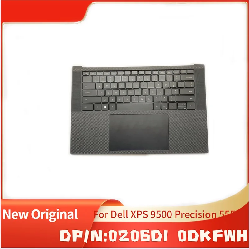 

Brand New Original Top Cover Upper Case for Dell XPS 9500 Precision 5550 0206D1 0DKFWH Black