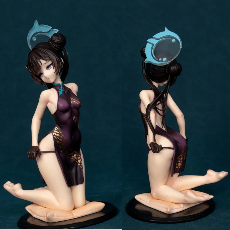 

В наличии 20 см синяя архівная фигурка Ryuge Kisaki аниме девушка ПВХ фигурка игрушка синий архив статуя игровая коллекция модель куклы