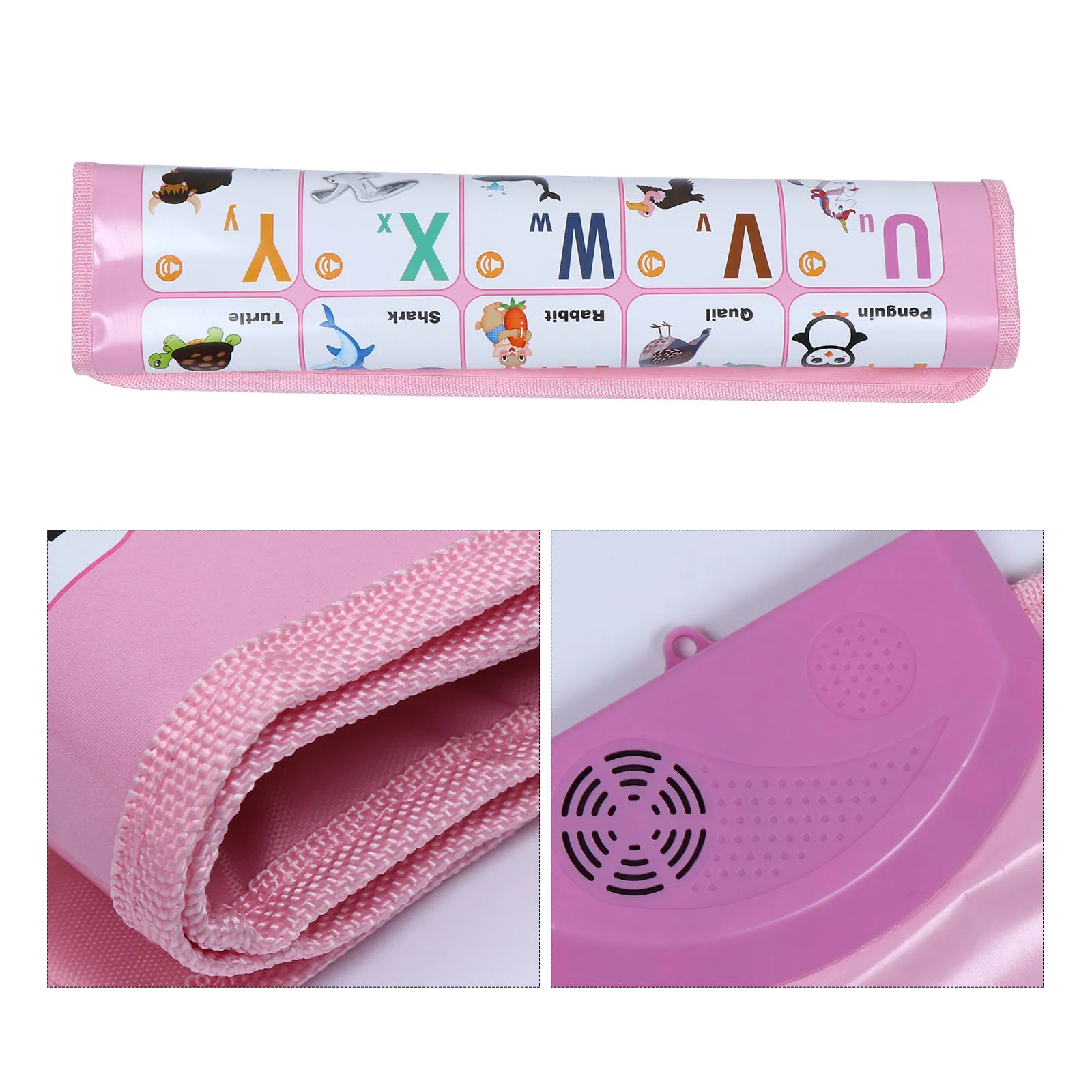 Tableau mural sonore pour l'éducation précoce, 1 pièce, carte vocale colorée de l'alphabet anglais, affiche d'apprentissage légère pour enfants, usage domestique et scolaire