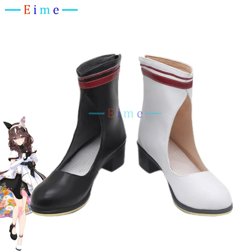 

Game Pretty Derby Curren Chan Cosplay Shoes Halloween Carnival Boots PU Shoes Cosplay Props Custom Made