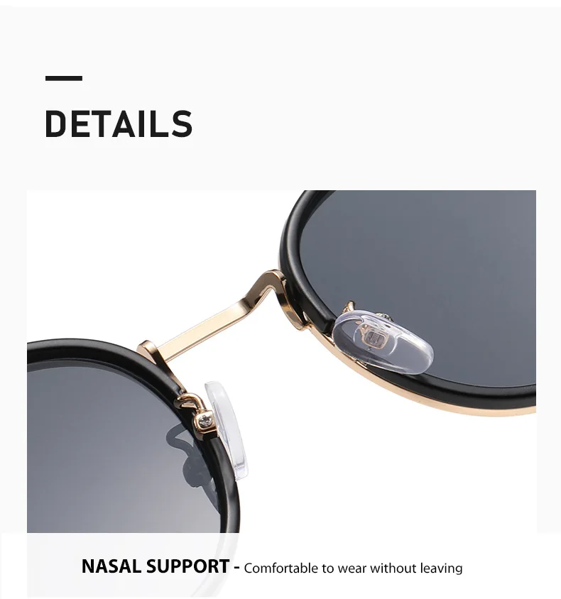 Neue Retro Pilot UV400 Sonnenbrille Männer Frauen Marke Designer Sonnenbrille Unisex Outdoor Shades Klassische Trendy Brillen – Detail 5
