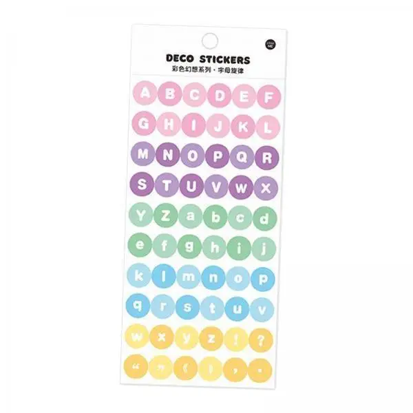 Shiny Sticker Pack PVC Decorative Embellishment for Scrapbooking Journal and Handmade Gifts