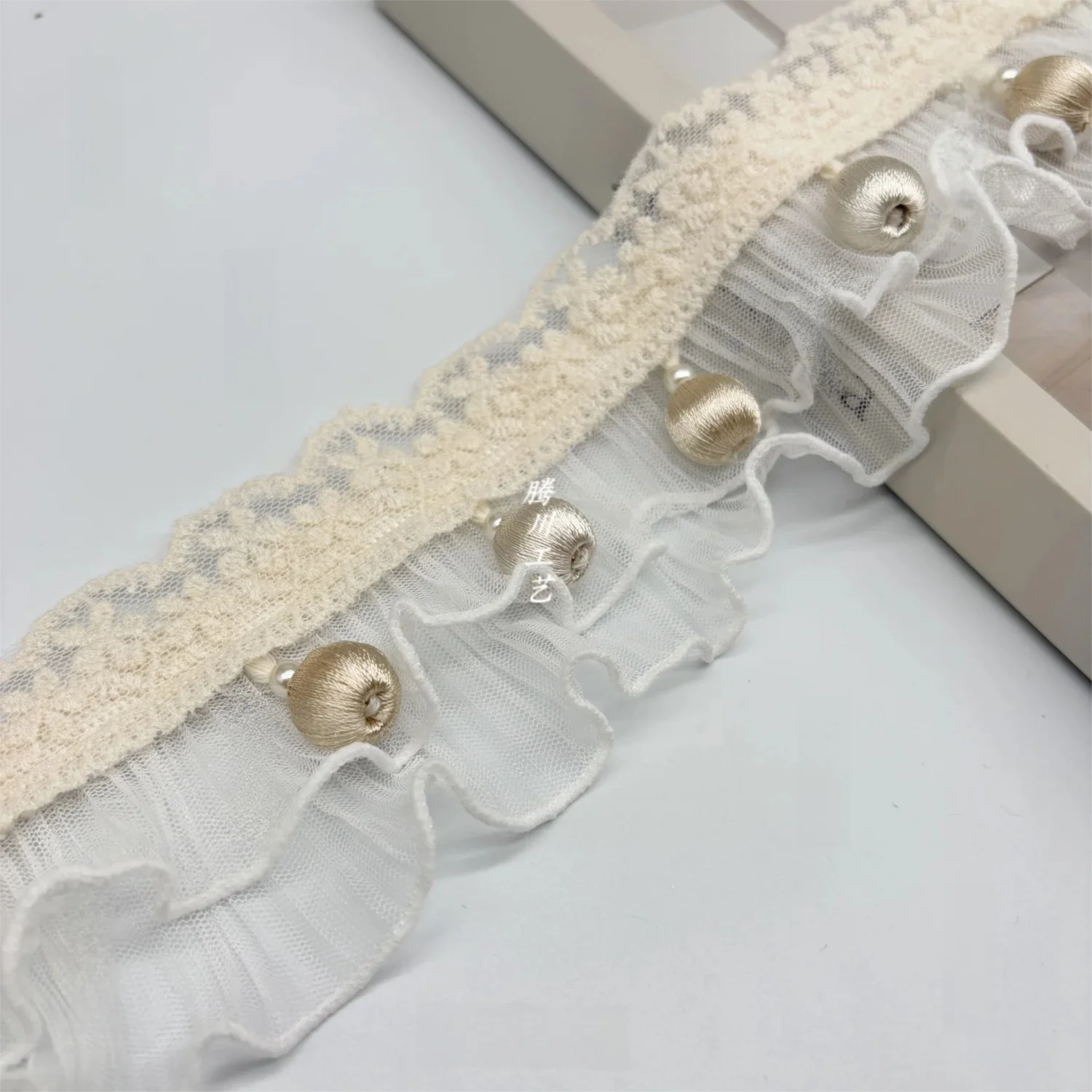 6 Meters European Style Rayon Lace Tassel Fringe Ball Curtain Sofa Tablecloth Accessories Pom Lace Trim Diy Decoration