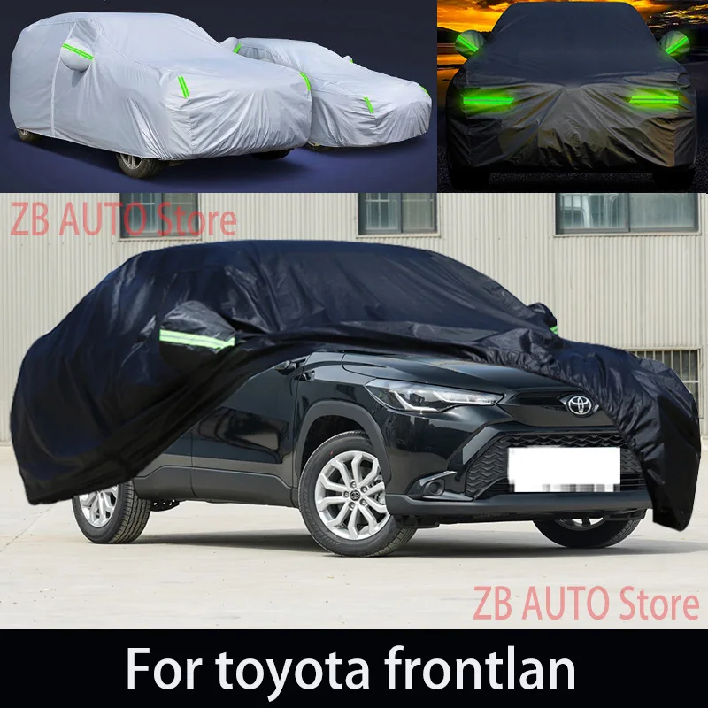 

For toyota frontlan Outdoor Protection Full Car Covers Snow Cover Sunshade Waterproof Dustproof Exterior Car accessories