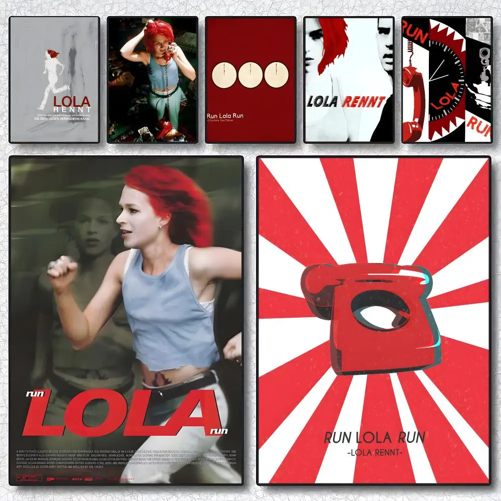 Run Lola Run Action Thriller Painting Calligraphy Poster ‌decor Canvas Modern living room