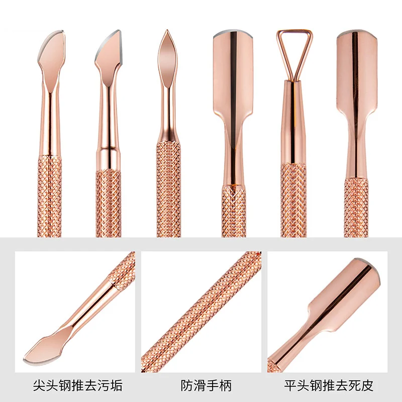 Kit-2/3/4 ciseaux à cuticules en acier inoxydable ensemble ciseaux à ongles pinces à cuticules coupe-ongles en acier à Double tête outil de coupe