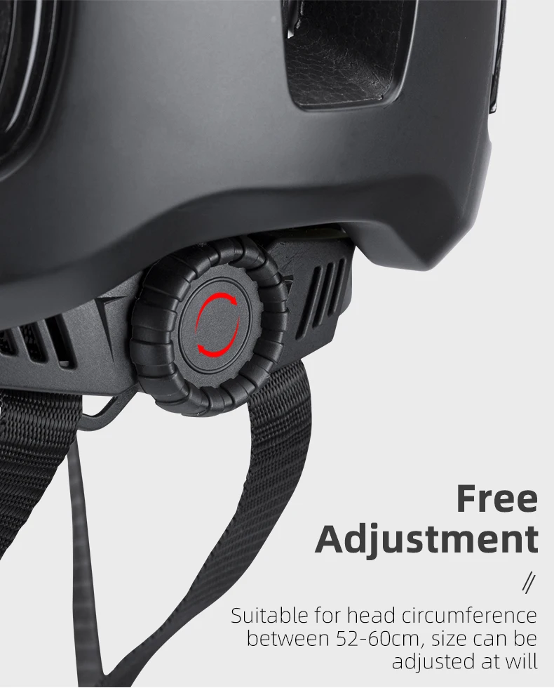 ROCKBROS Fahrradhelm mit Schirm für Casual-Radfahren, EPS Urban Commuter & Mountainbike-Helme für Männer und Frauen – Detail 12