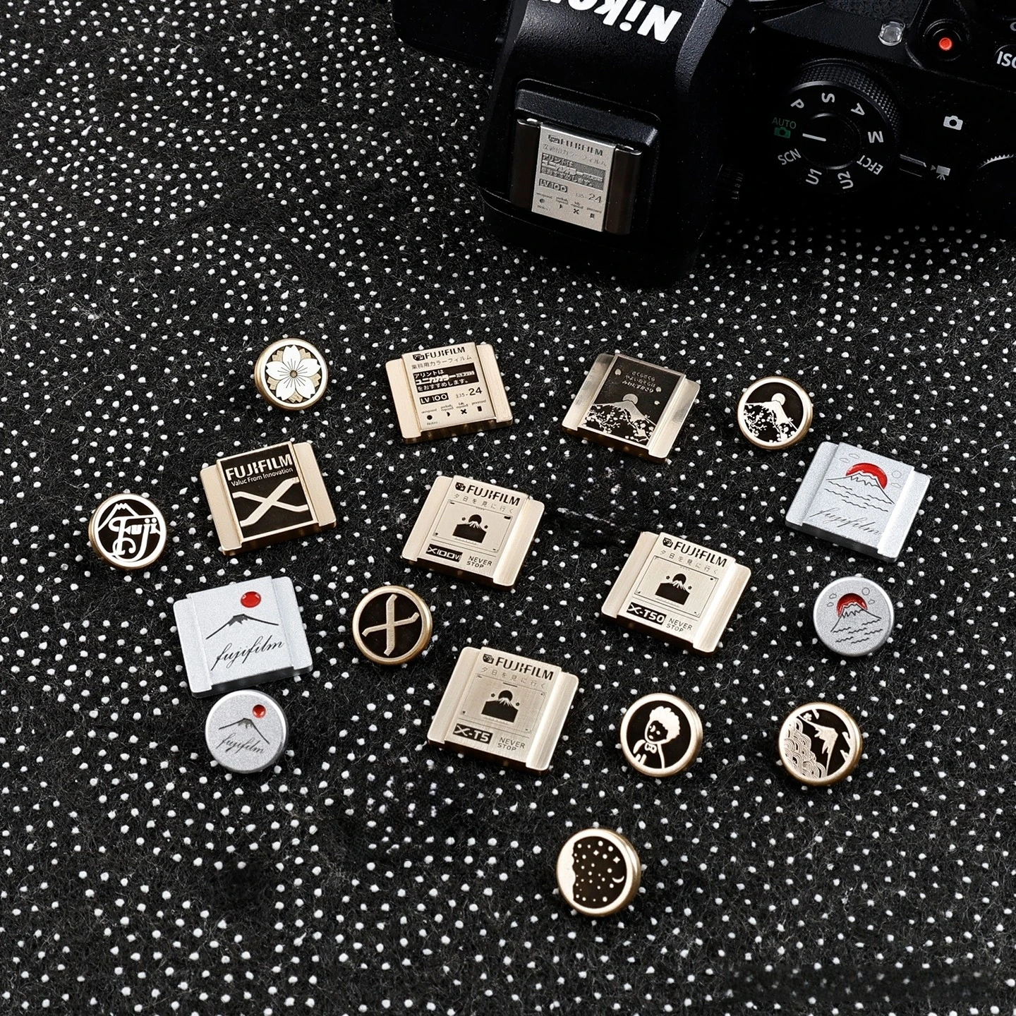 

Camera Hot Shoe Cover Hot Shoe Protector Dustproof Metal Suitable For Fuji XS10 XM5 XE4 XT5 XT30II XH2S XA7 X100VI XT50 ZFC