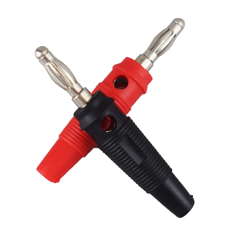 10Pcs 32A High Current Screw Type 4mm Banana Plugs Male Stackable Connector Speaker Cable Adapter 4mm High Current Banana Plugs