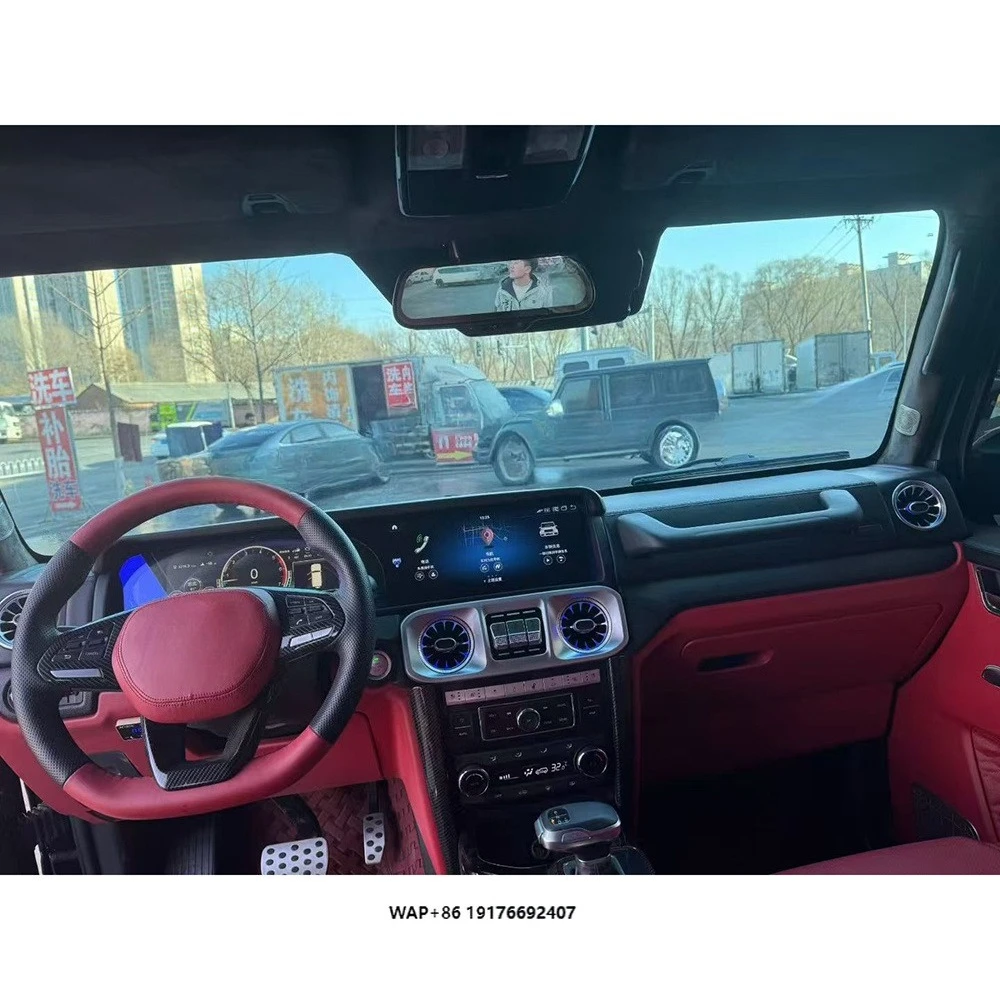 Auto Modification Interior Conversion Dashboard Central Control for BJ 80 Baic Car Model 2024 Upgrade to G-CLASS