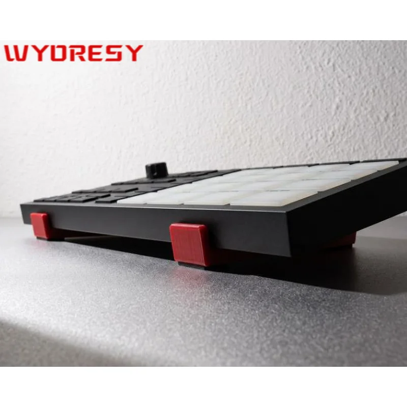 WYORESY for NI (Maschine Mikro MK3) Heightened Tilt Stand Shock Absorption Fast Heat Release Stable Anti-Slip Controller Base