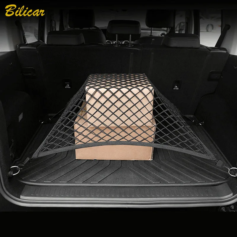 for ZEEKR X 2023 2022 2021 Accessories Car Trunk Storage Mesh Rear Trunk Cargo Organizer Storage Net