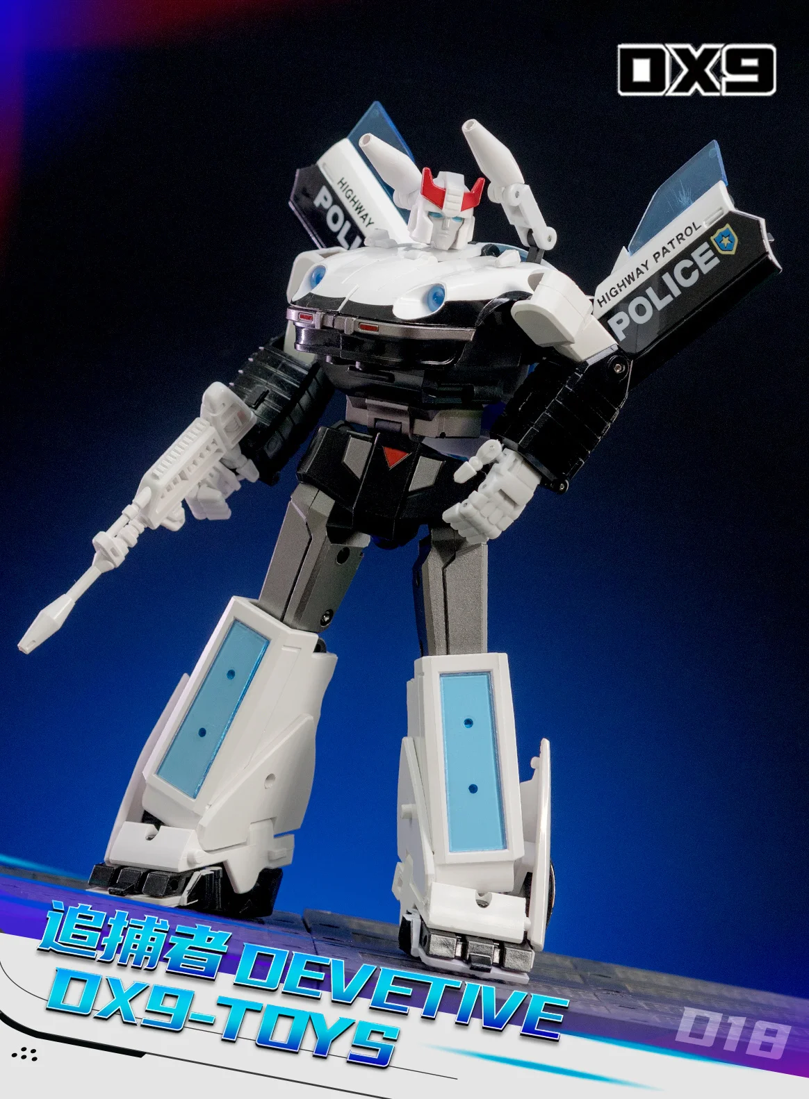 Transformation DX9 Toys D18 D-18 16.7CM Prowl Action Figures Toy Gift Collectio