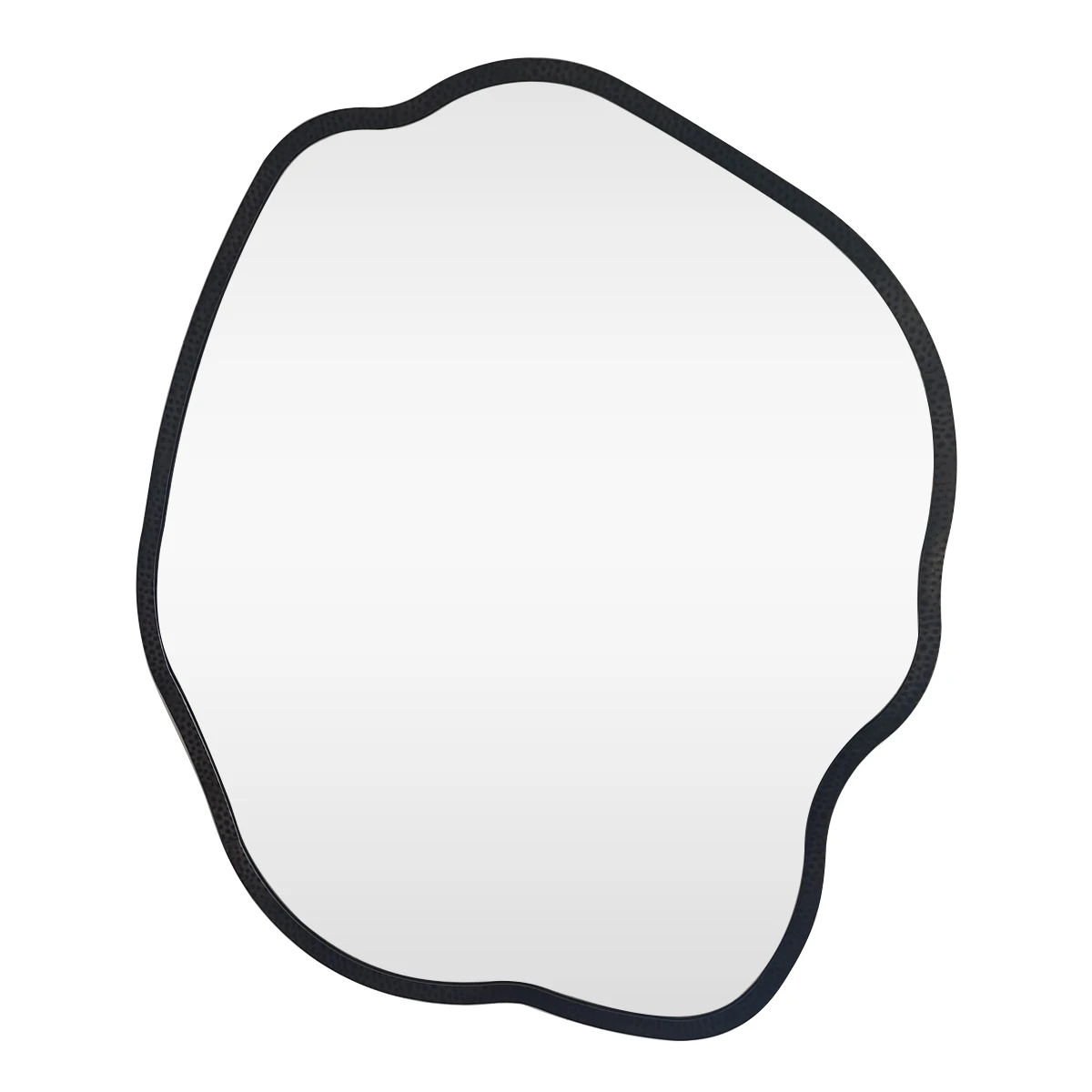 Modern Luxury Irregular Wooden Wall Makeup Mirror with Customized Size for Living Room Bathroom Entryway MOK Brand Model SA1518E