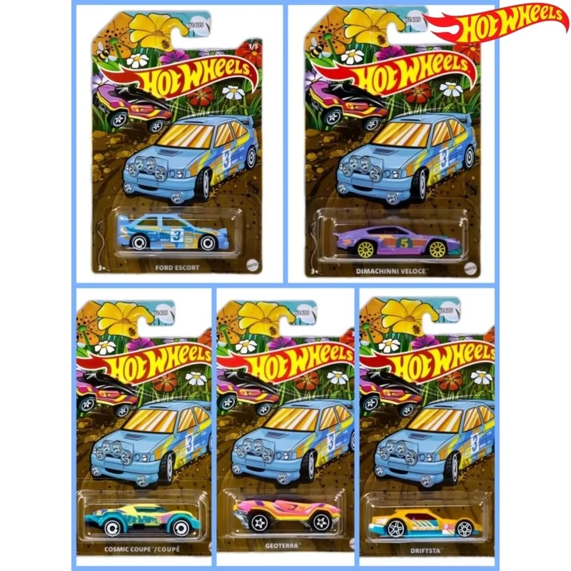 Hot Wheels Serie Primavera Geoterra, Auto de Aleación Fundida a Presión a Escala 1/64, Mini Vehículo de Alta Simulación, Modelo Coleccionable Clásico, Decoración, Regalo