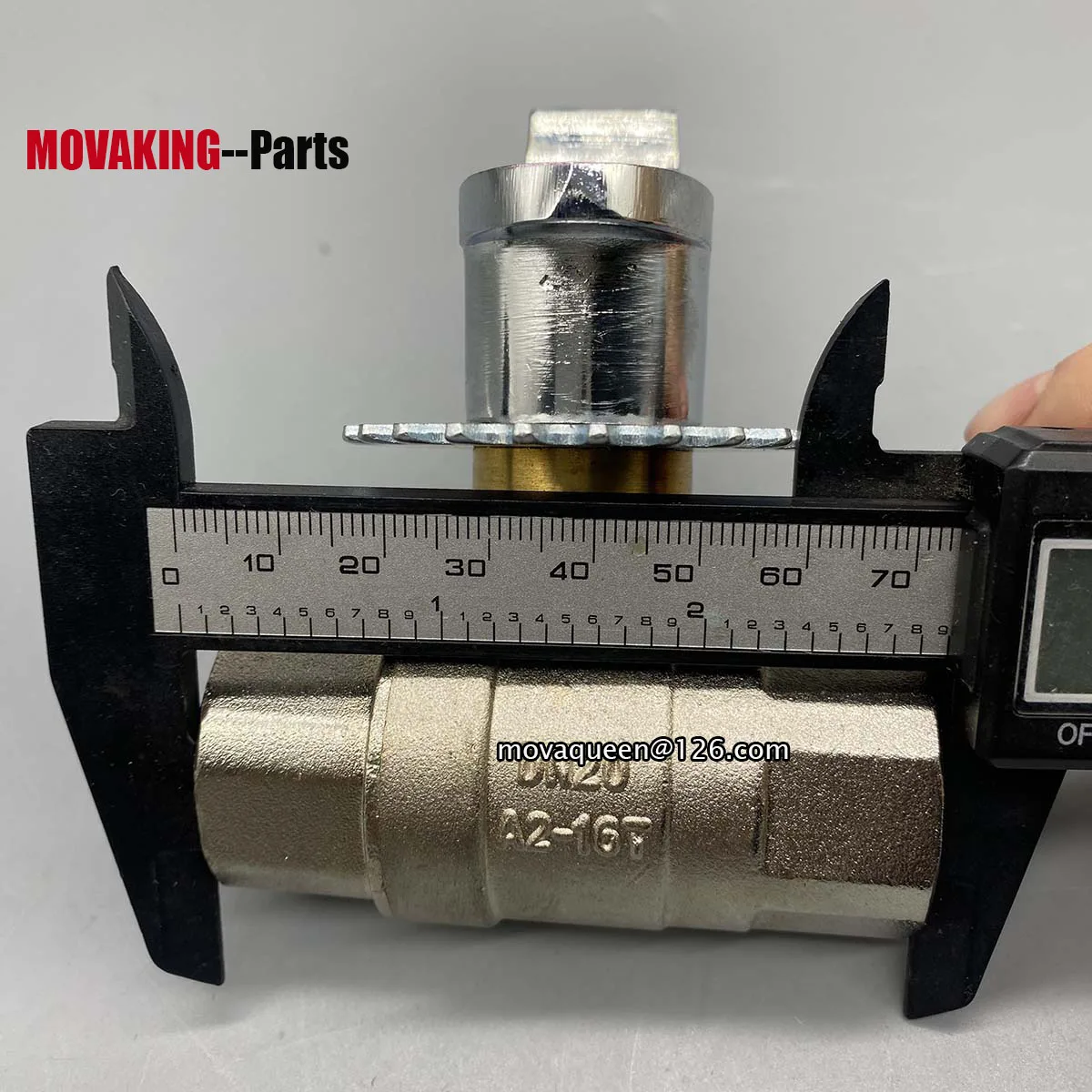 LPG NG Commercial Hotel Stove Valve Chain Air Connecting Valve With Gear Wheel DN20 Gas Control Valve